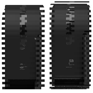 Hygienic Push-Paddle Roll Towel Dispenser, 13 x 10 x 14.4, Black